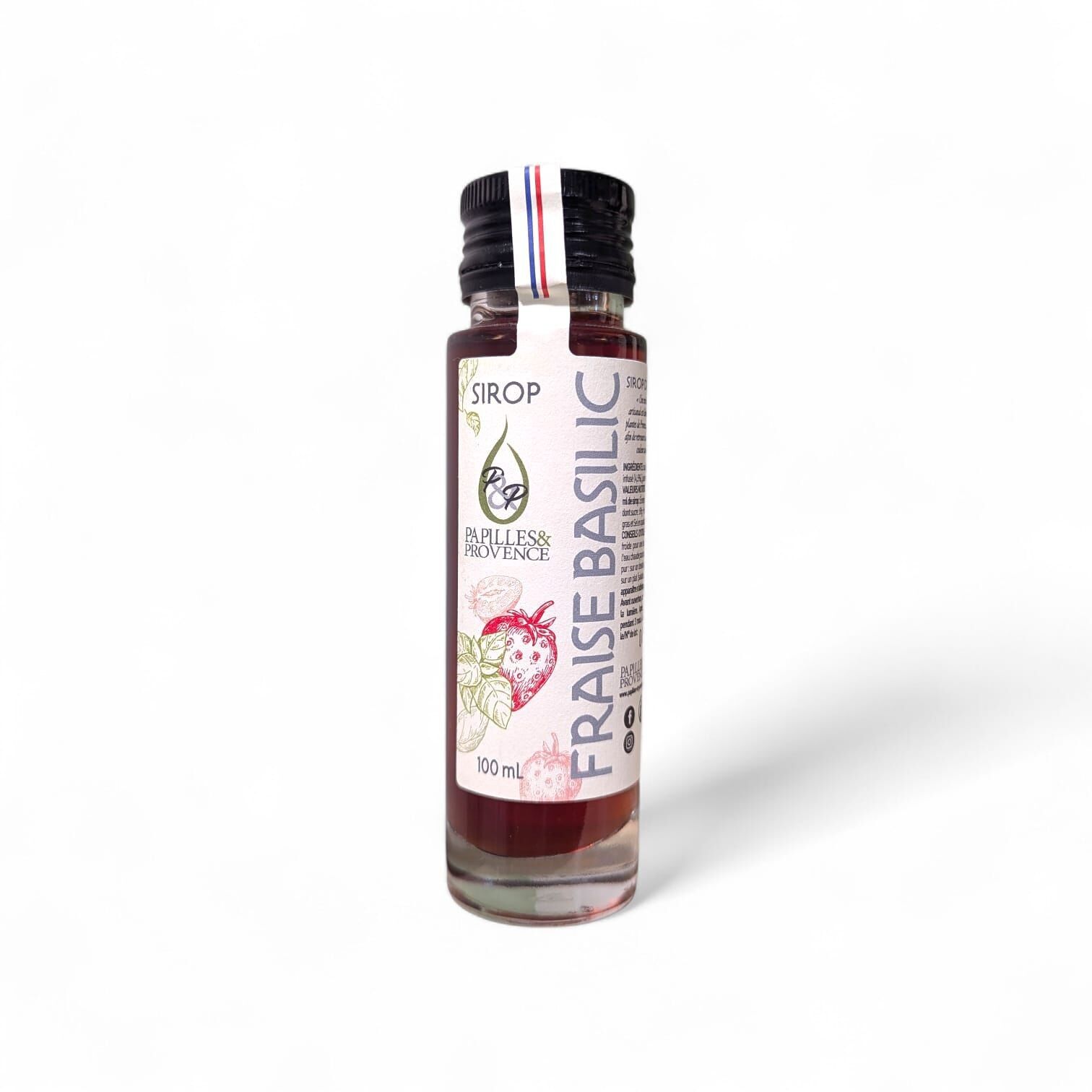 Strawberry-Basil Artisan Syrup 100ml