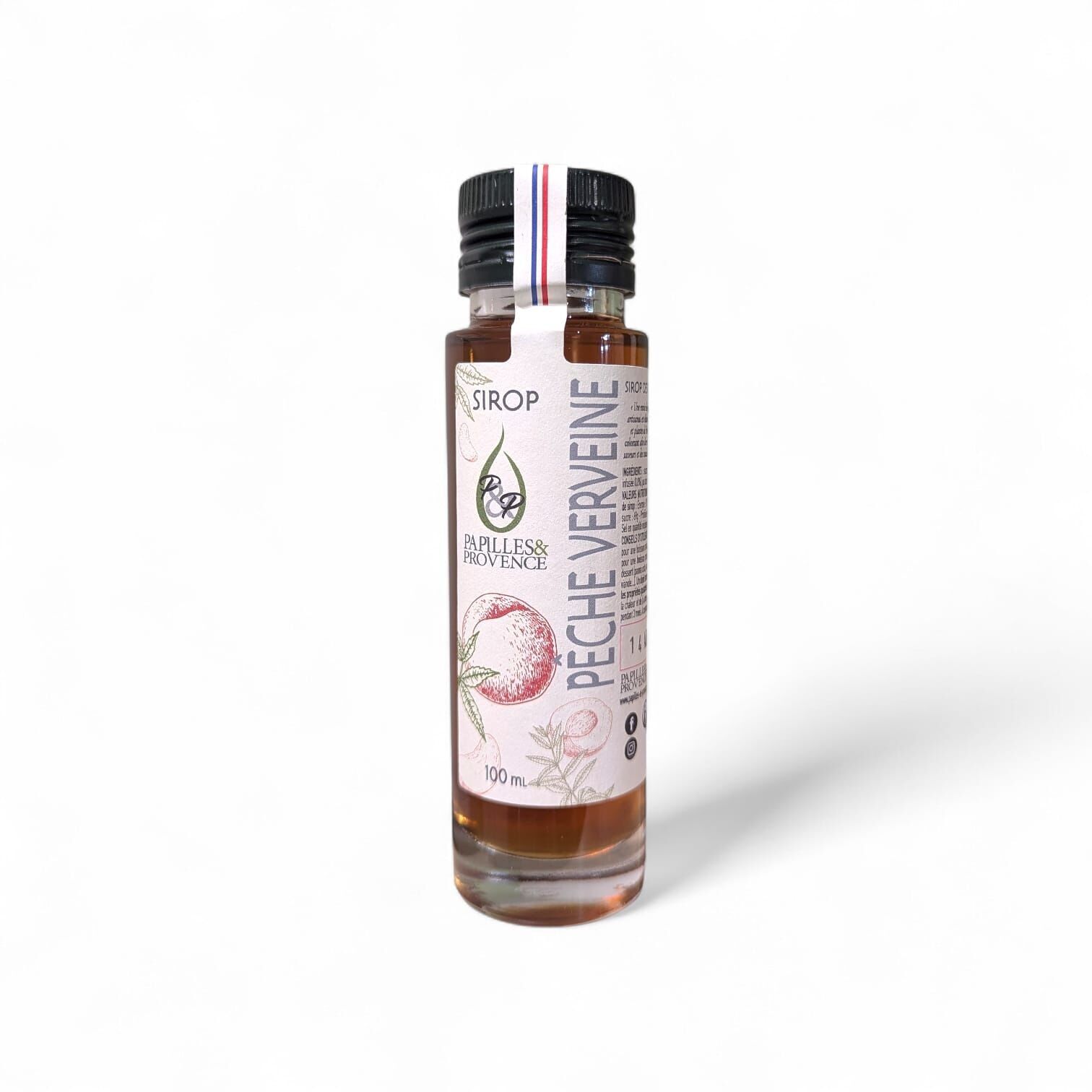 Artisanal Peach-Verbena Syrup 100ml