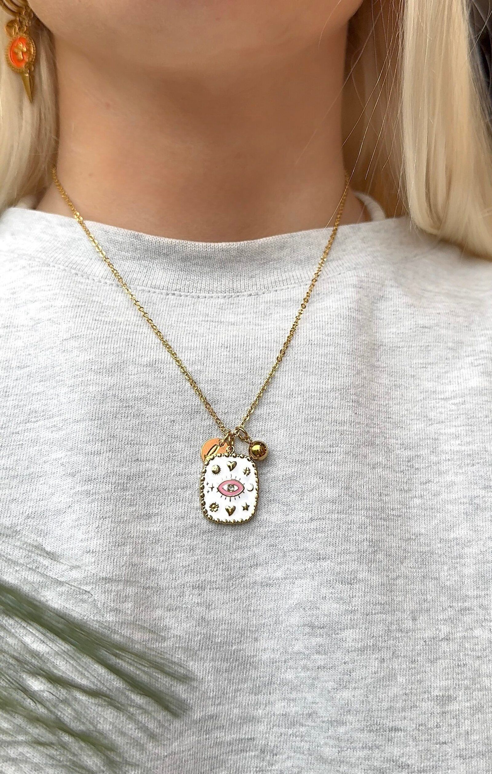 MAXINE white necklace