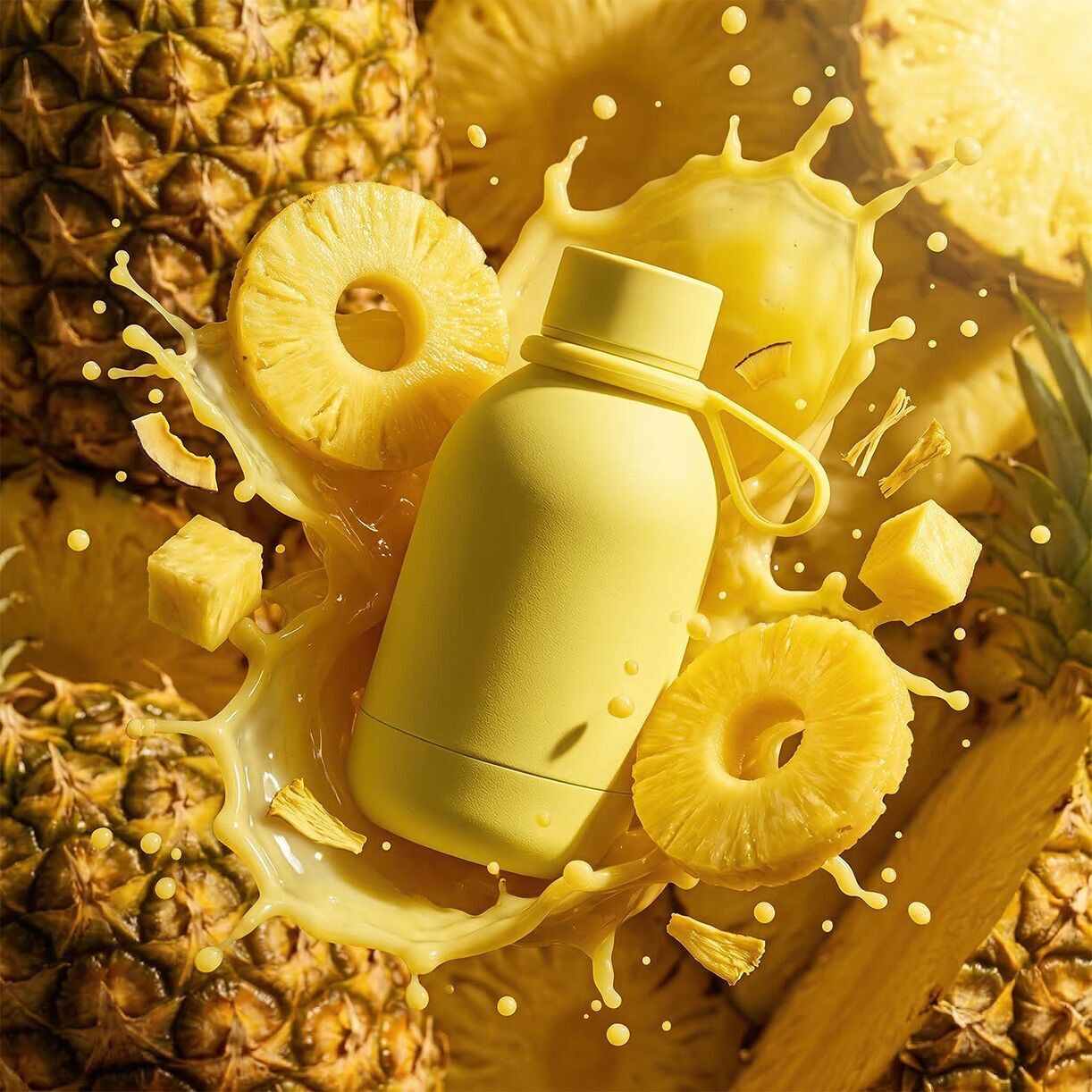 Insulated Bottle - Blush - Ceramic - Pina Colada - 350ml