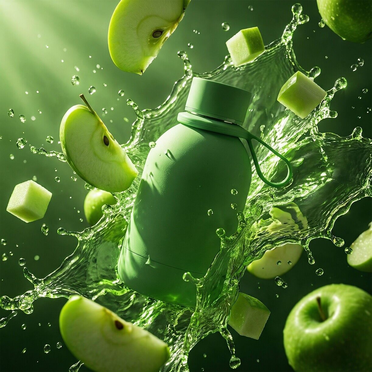 Insulated Bottle - Blush - Ceramic - Apple Vodka - 350ml