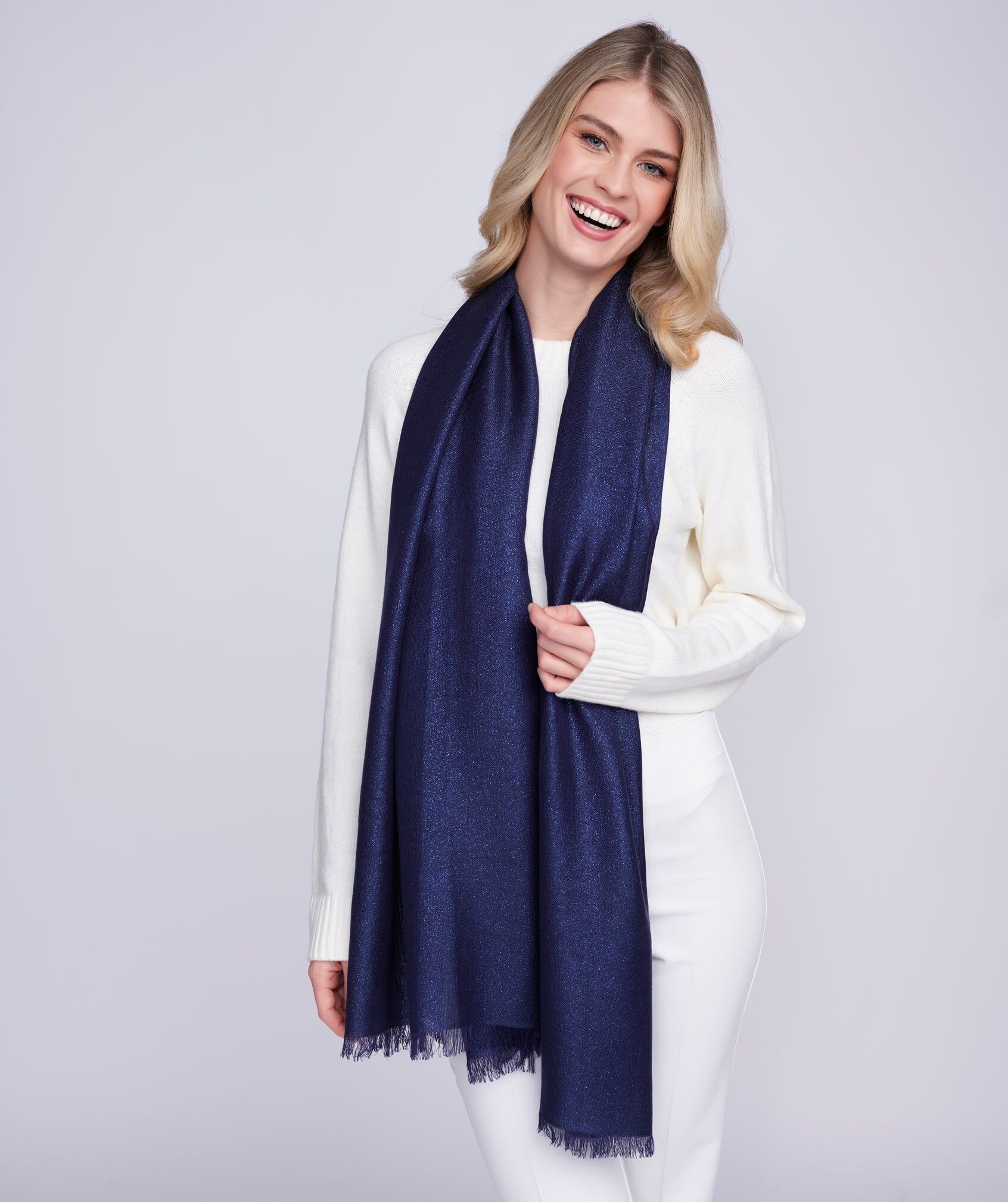 Hallie Scarf - Navy