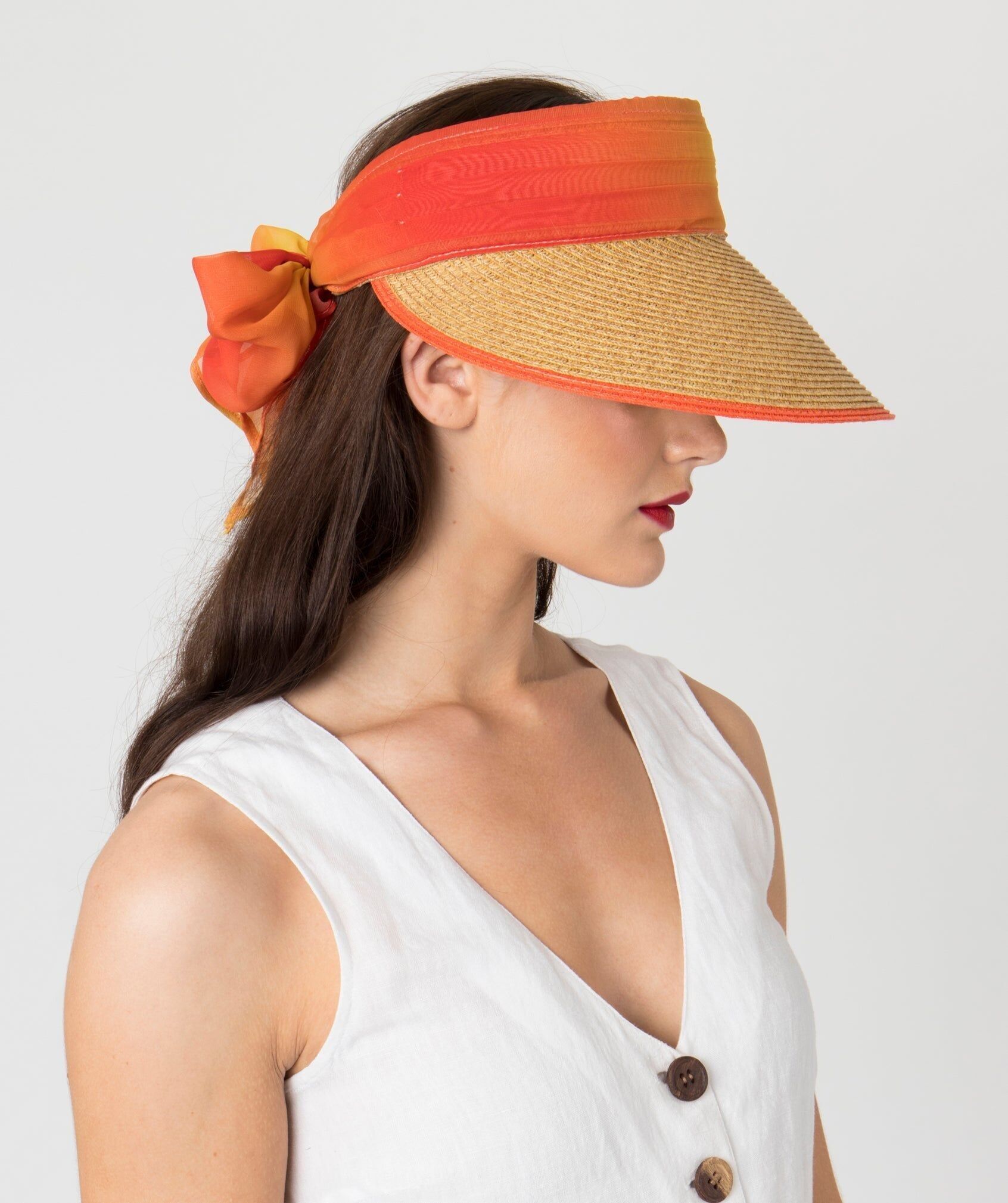 Misha Visor - Natural/Orange