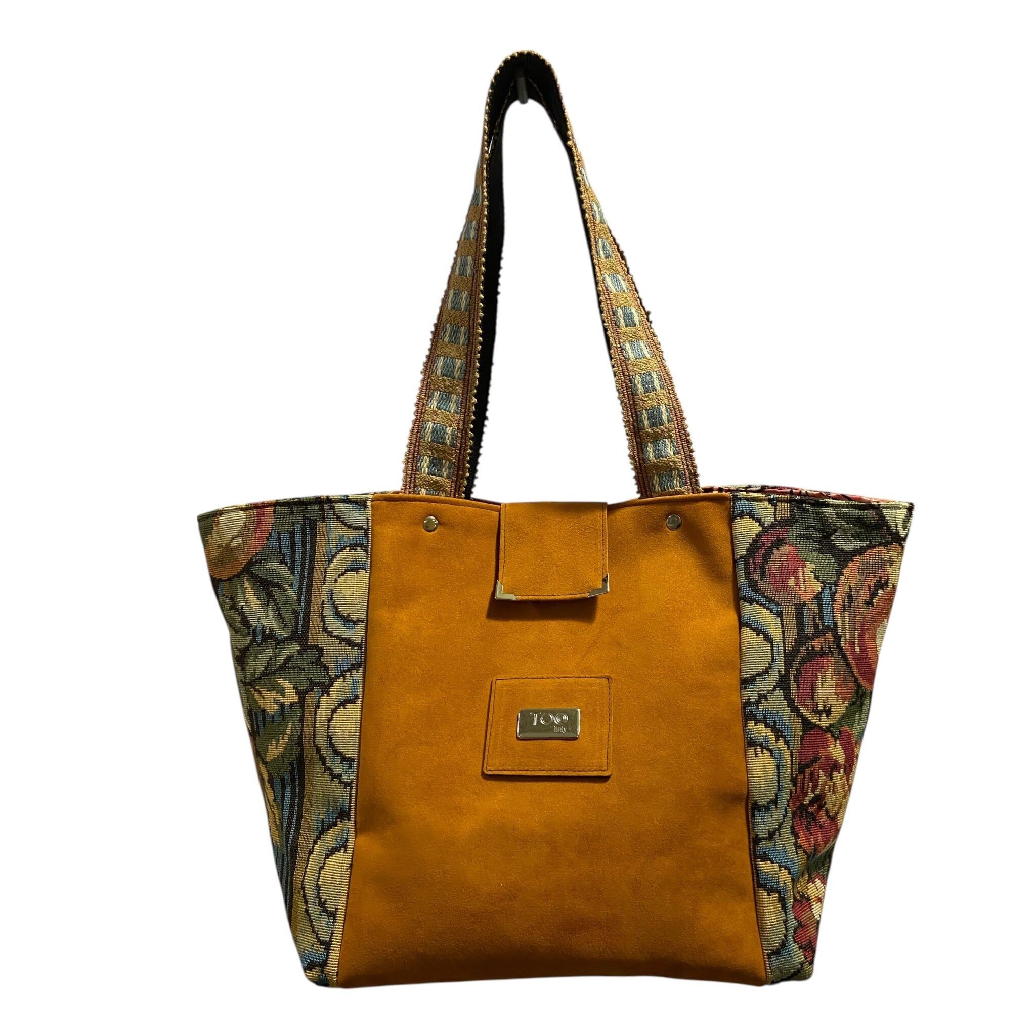 Sac cabas baroque en jacquard