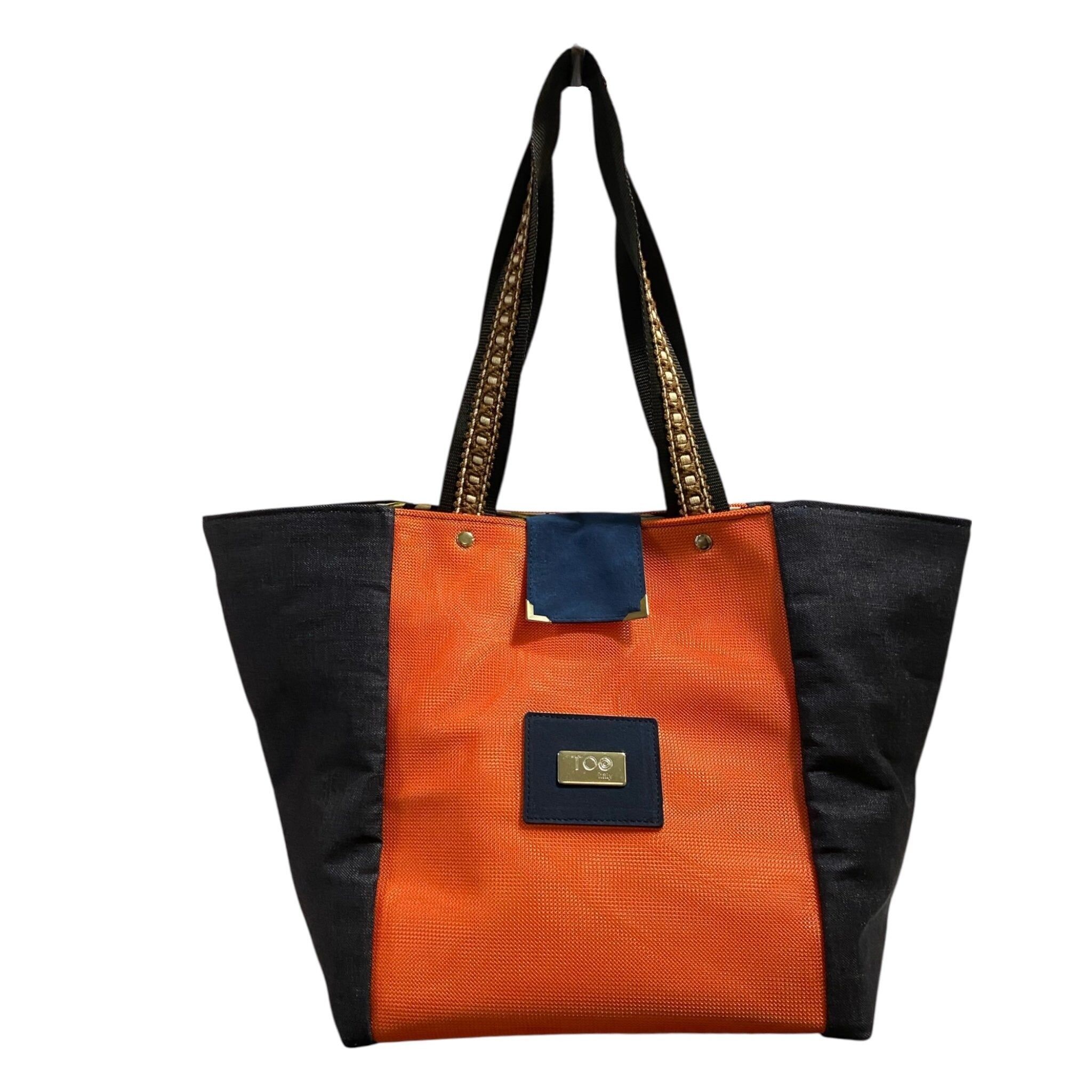 Jeans et sac orange