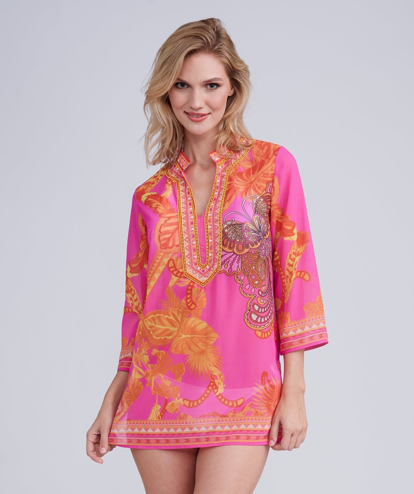 Carriba Cover up - Pink