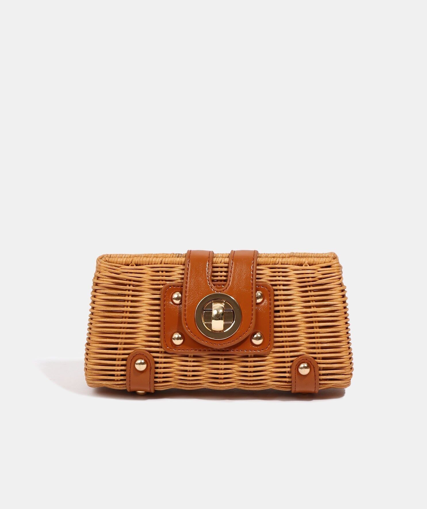 Lulu Clutch-Tasche – Hellbraun