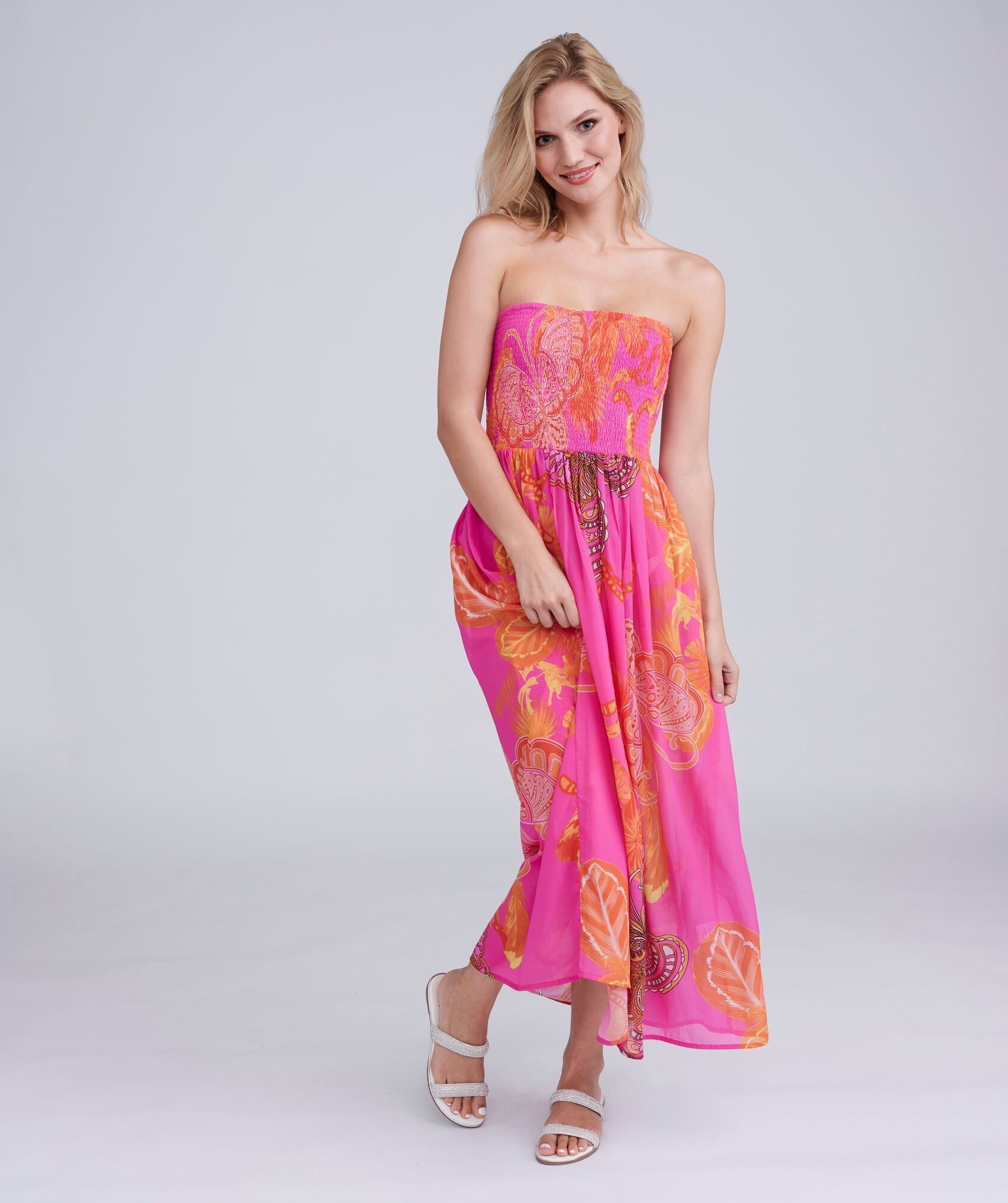 Carriba Maxi Dress - Pink