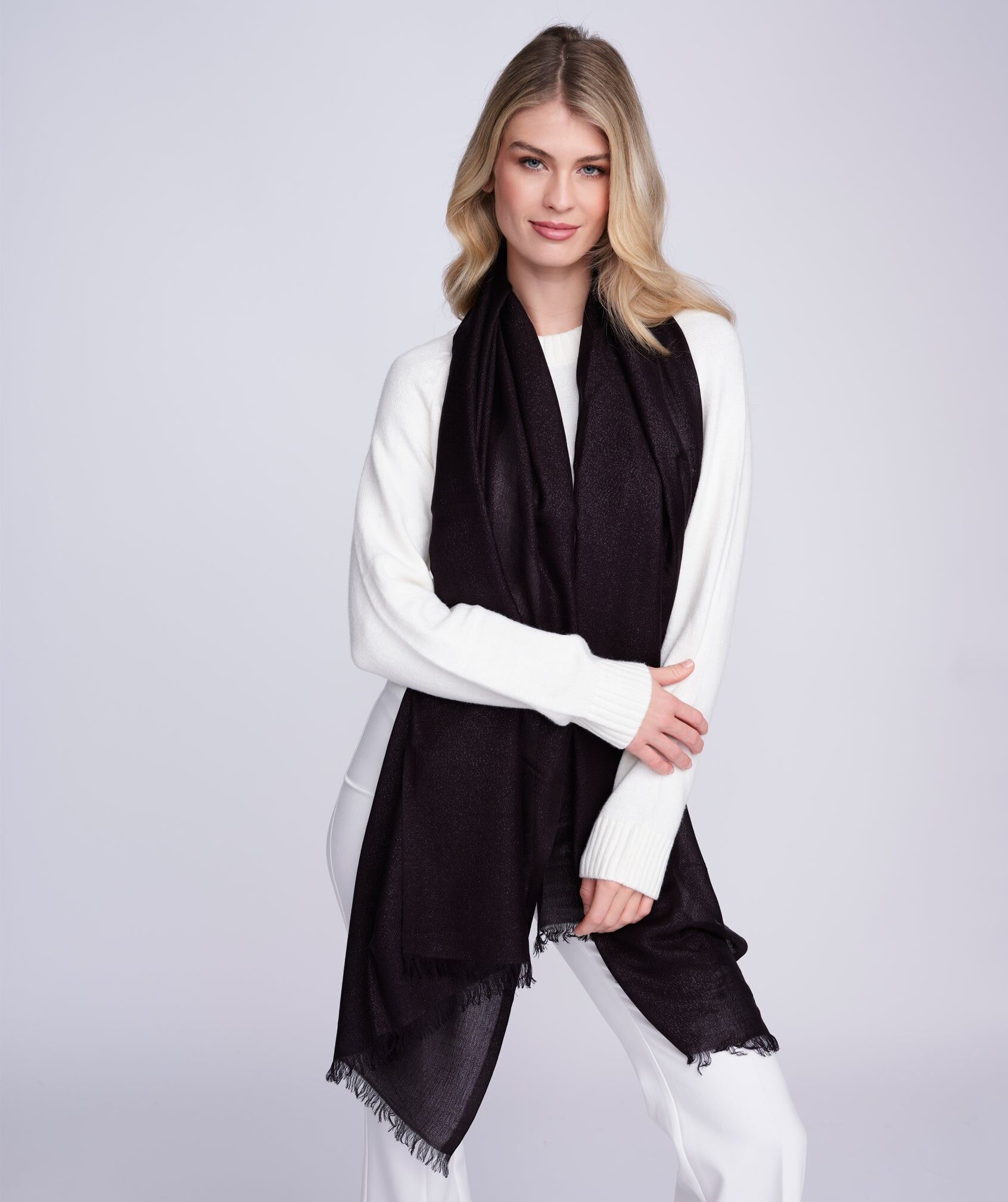Hallie Schal - Schwarz