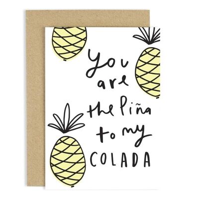 Pina To My Colada Card