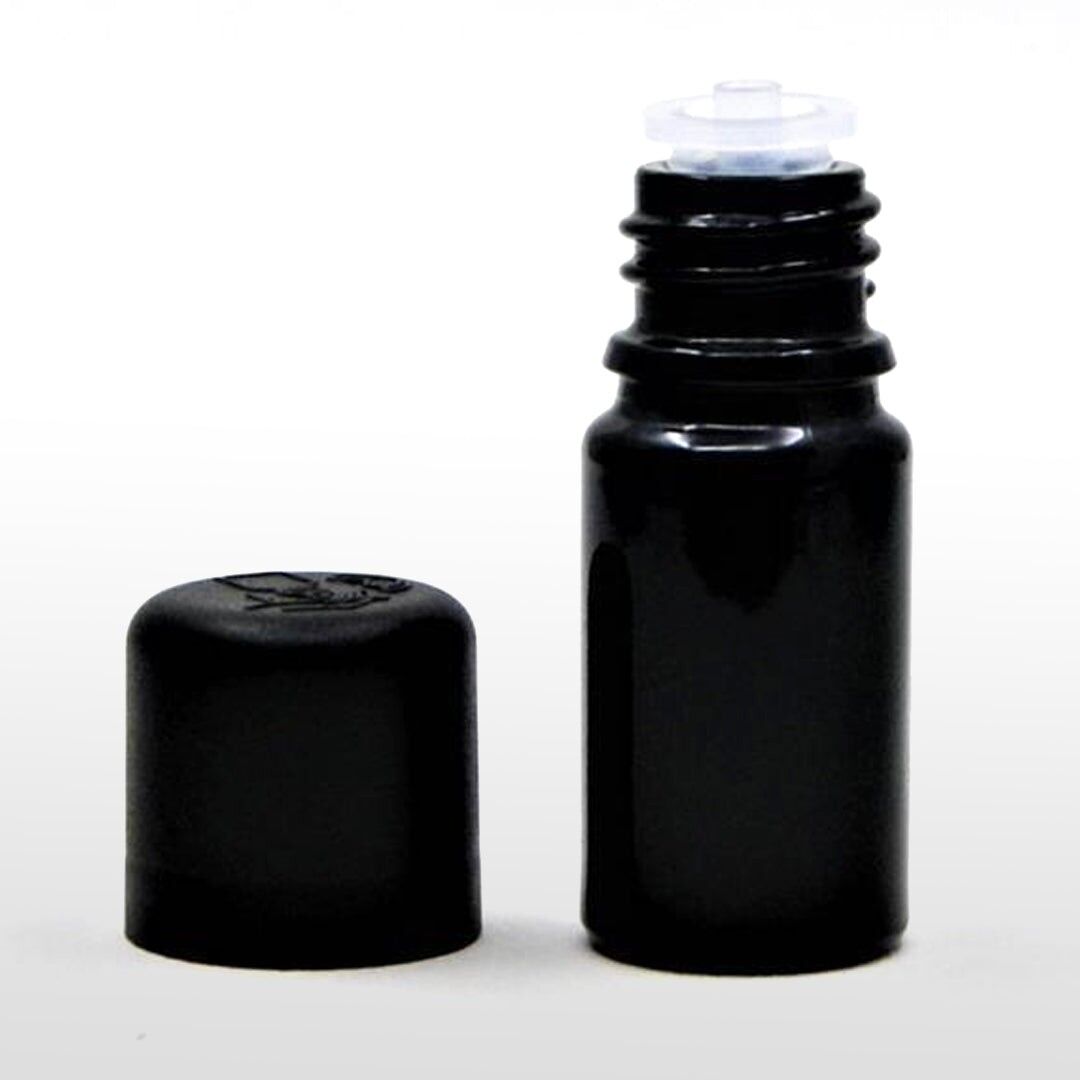 Flacon verre compte gouttes 5ml