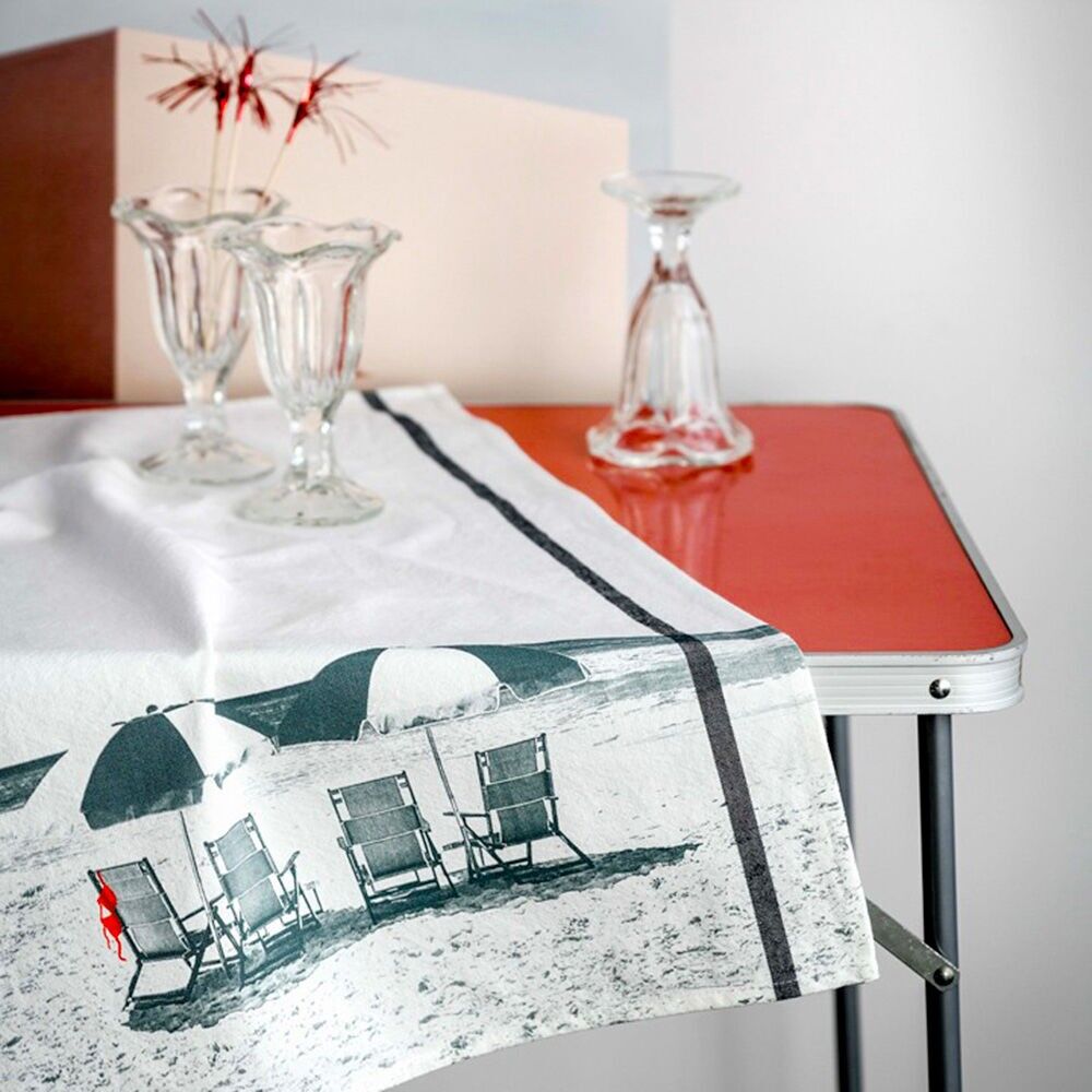 Dolce Vita White Tea Towel 50 x 70