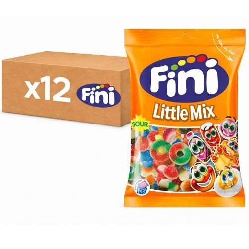 Carton of 12 sachets of 90g Little Mix Fizz Fini Halal