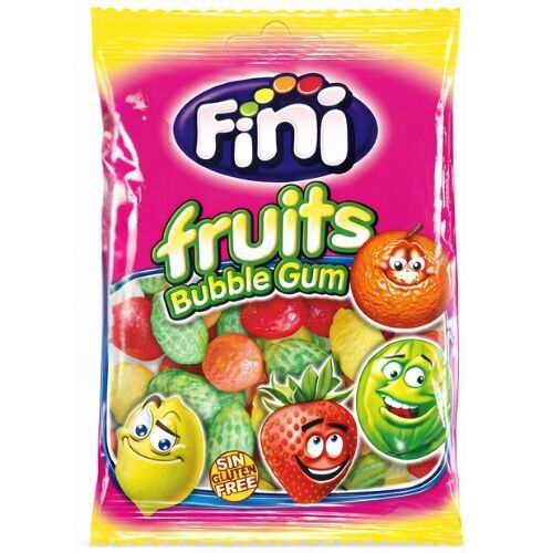 Box of 12 90g bags of Fruit Gum Fruit Macedoine candies (finished)