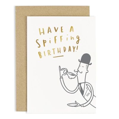 Spiffing Birthday Card