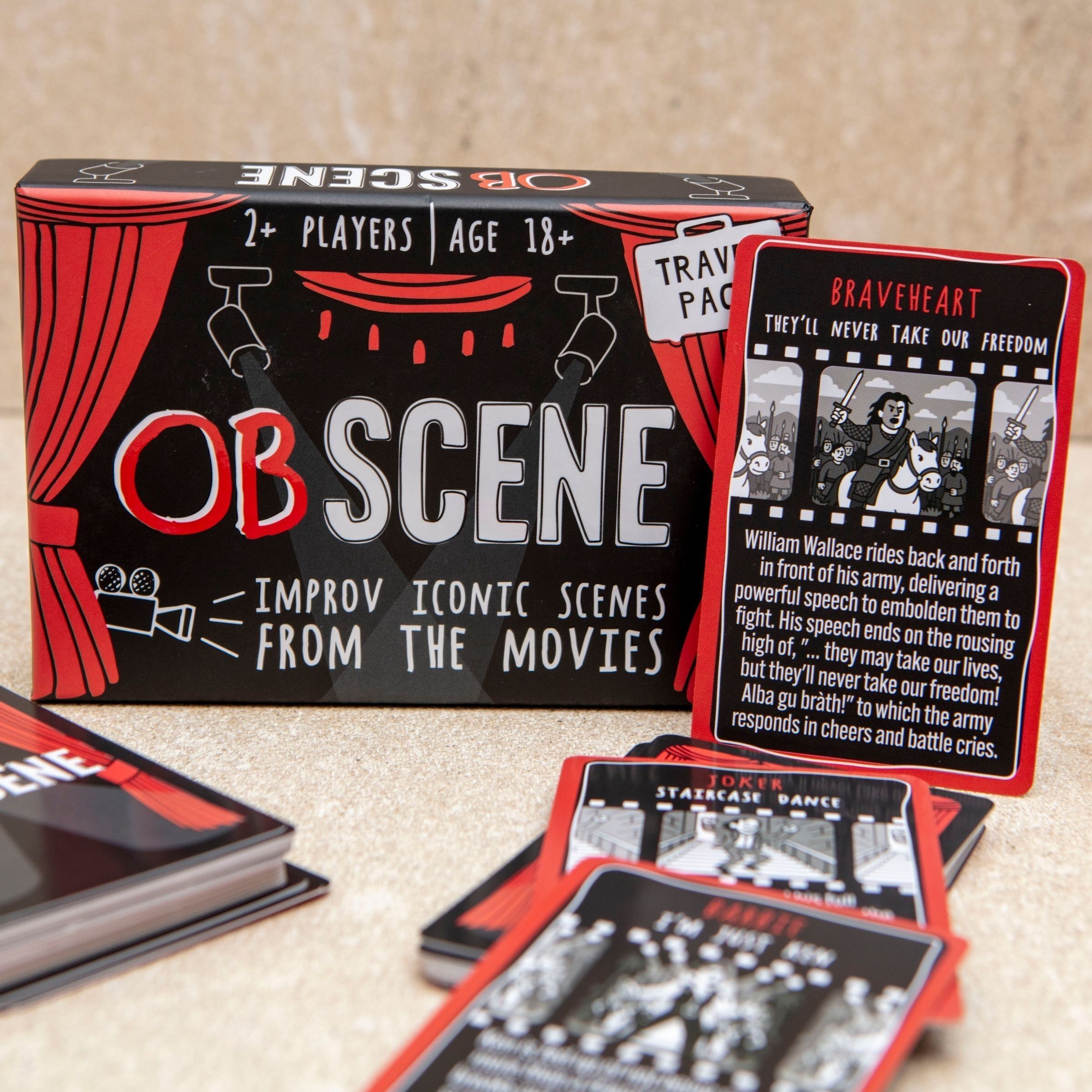 Obscene Travel Game – The Movie Themed Charades Game