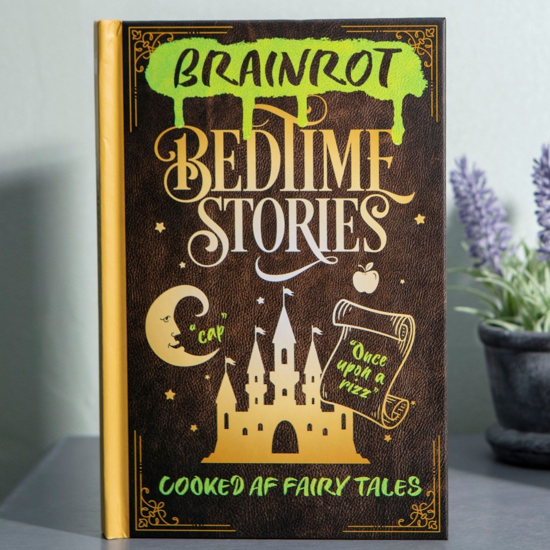 Brainrot Bedtime Stories Funny Gift Book
