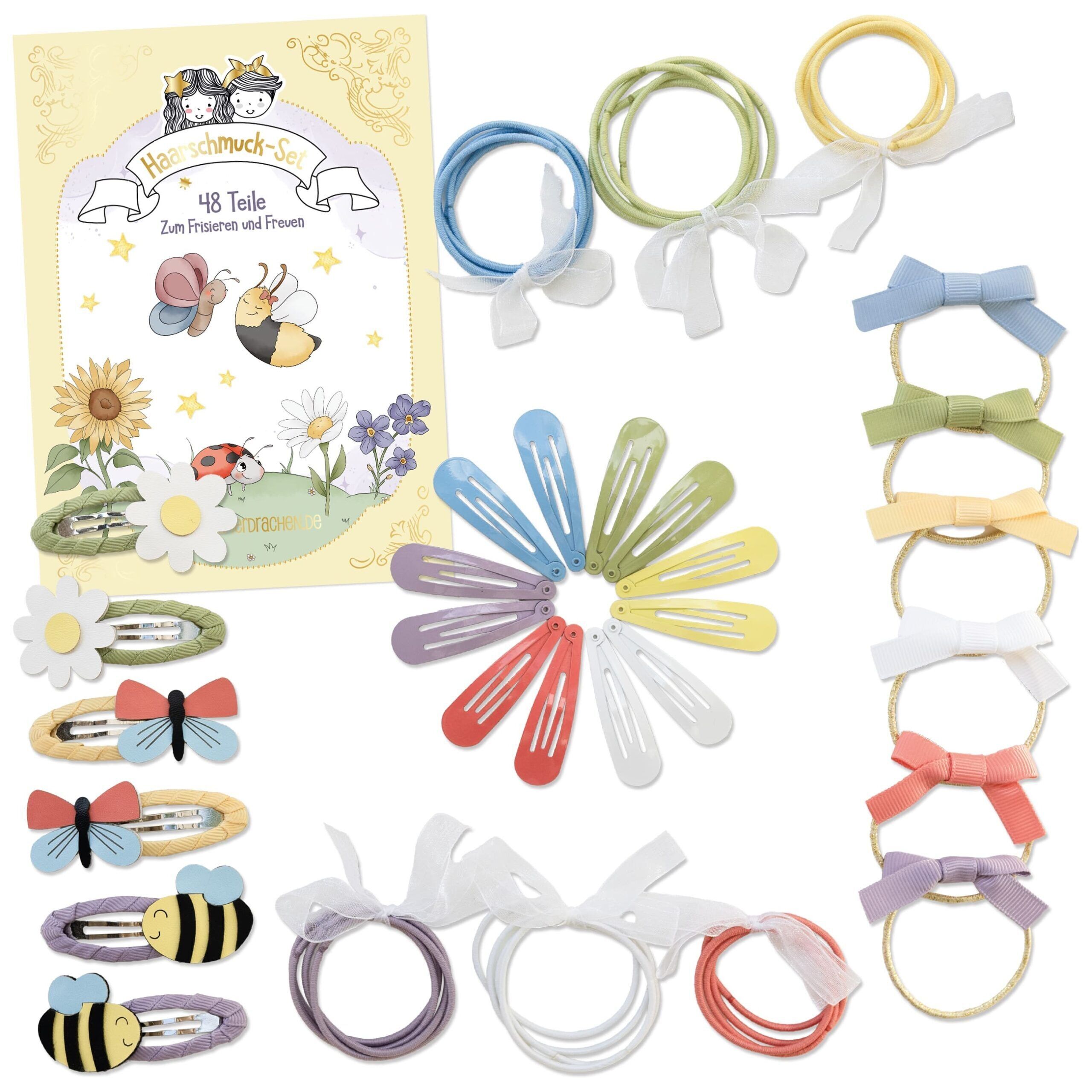 Paper Dragon Hair Accessory Set - Spring