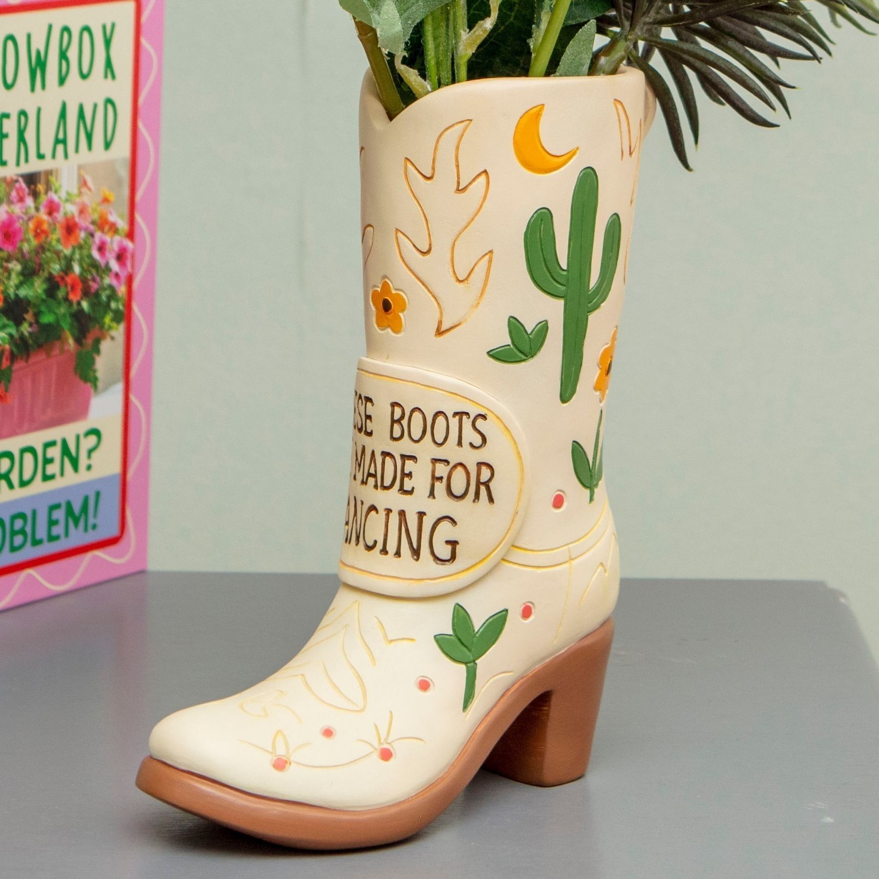 Cowboy Boots Vase - Boots Are Made for Dancing