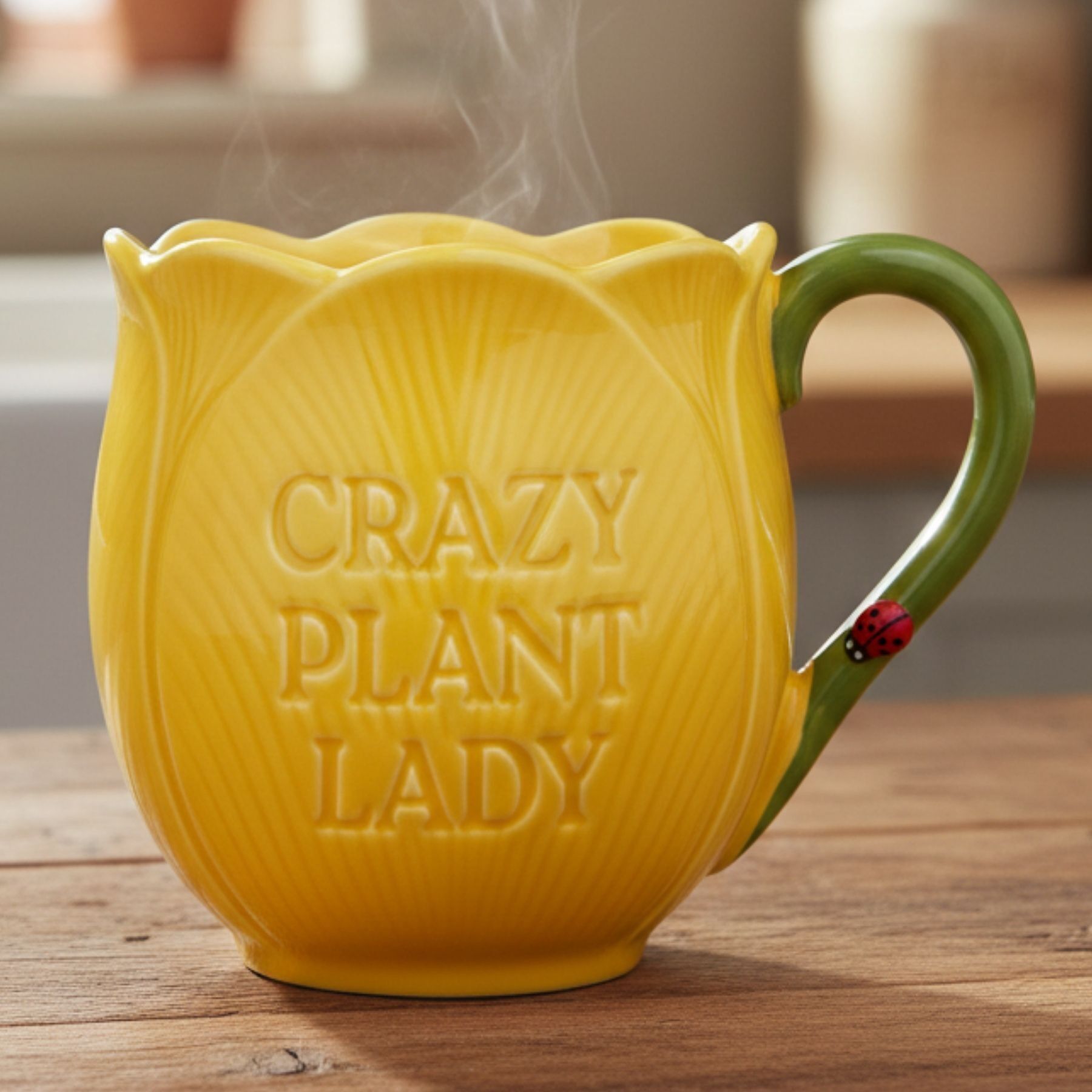 Crazy Plant Lady Tulip Flower Mug – Plant Gift