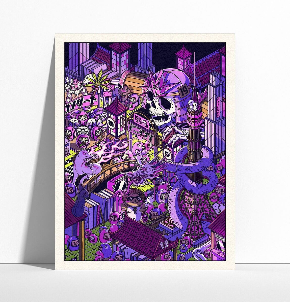 Affiche HAUNTED SKELETON ☠️