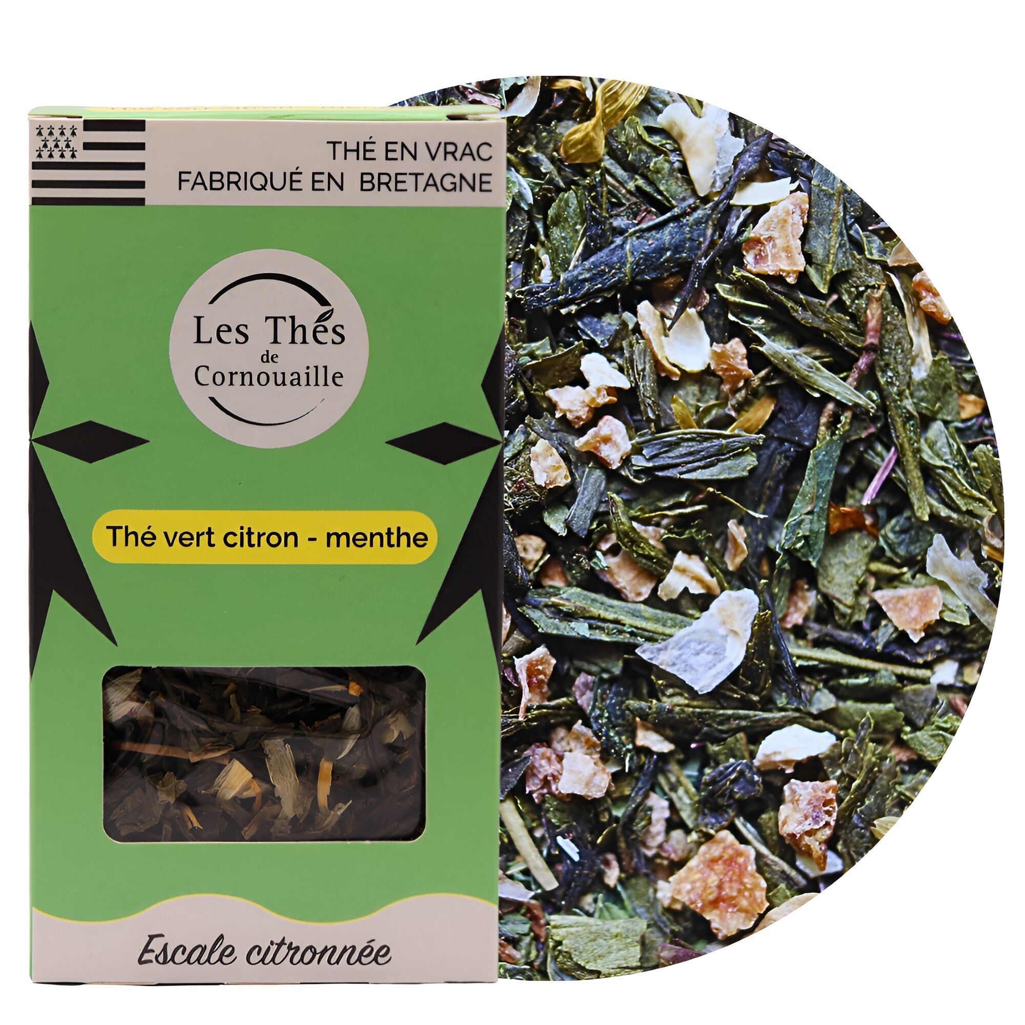 Lemon-Mint Green Tea - Lemon Escape - Loose Leaf 50g