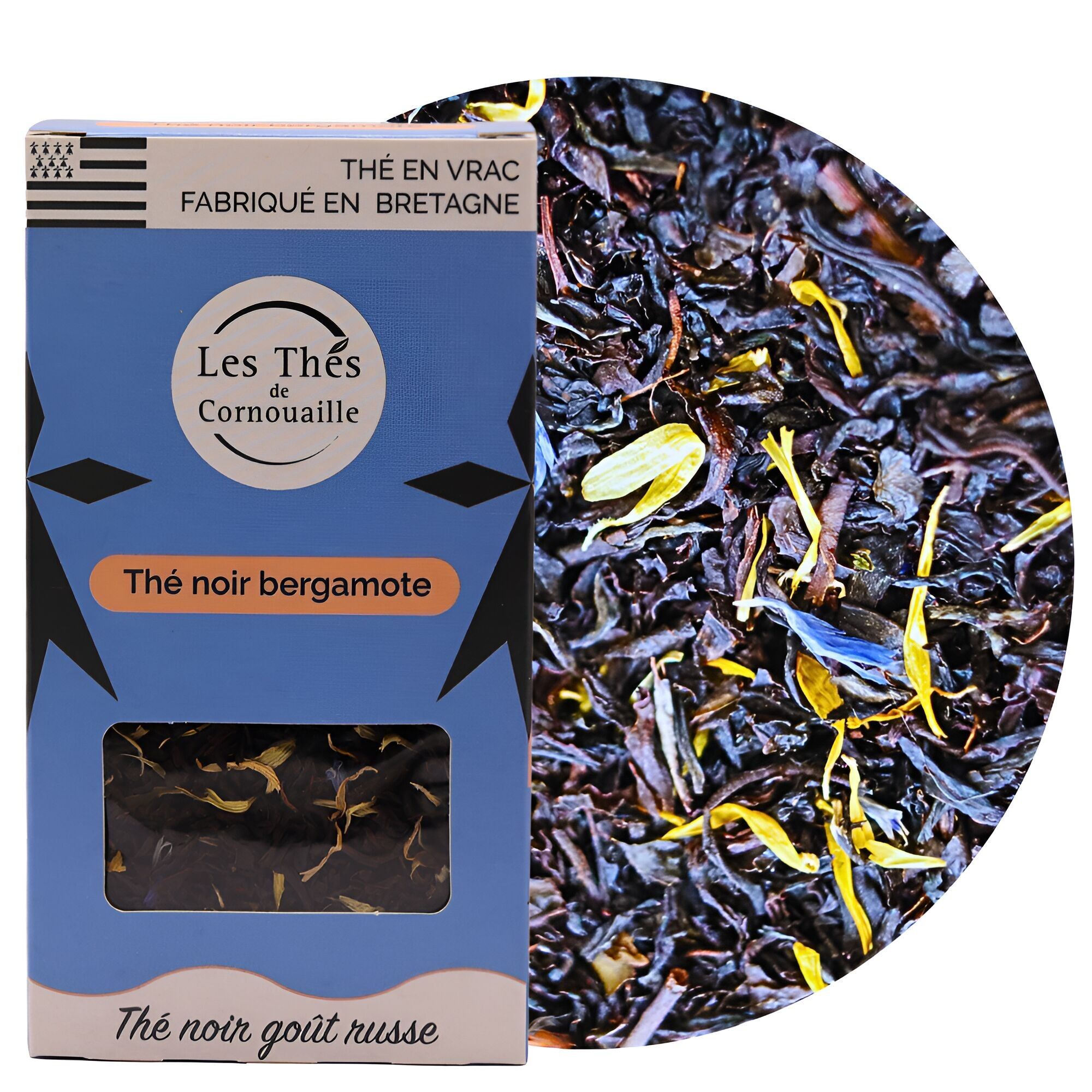 Bergamot black tea - Russian style - loose leaf 50g