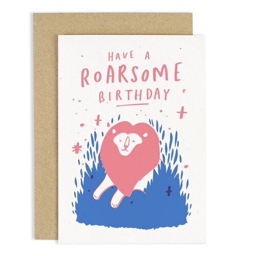 Roarsome Birthday Lion Card
