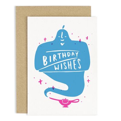 Birthday Wishes Genie Birthday Card