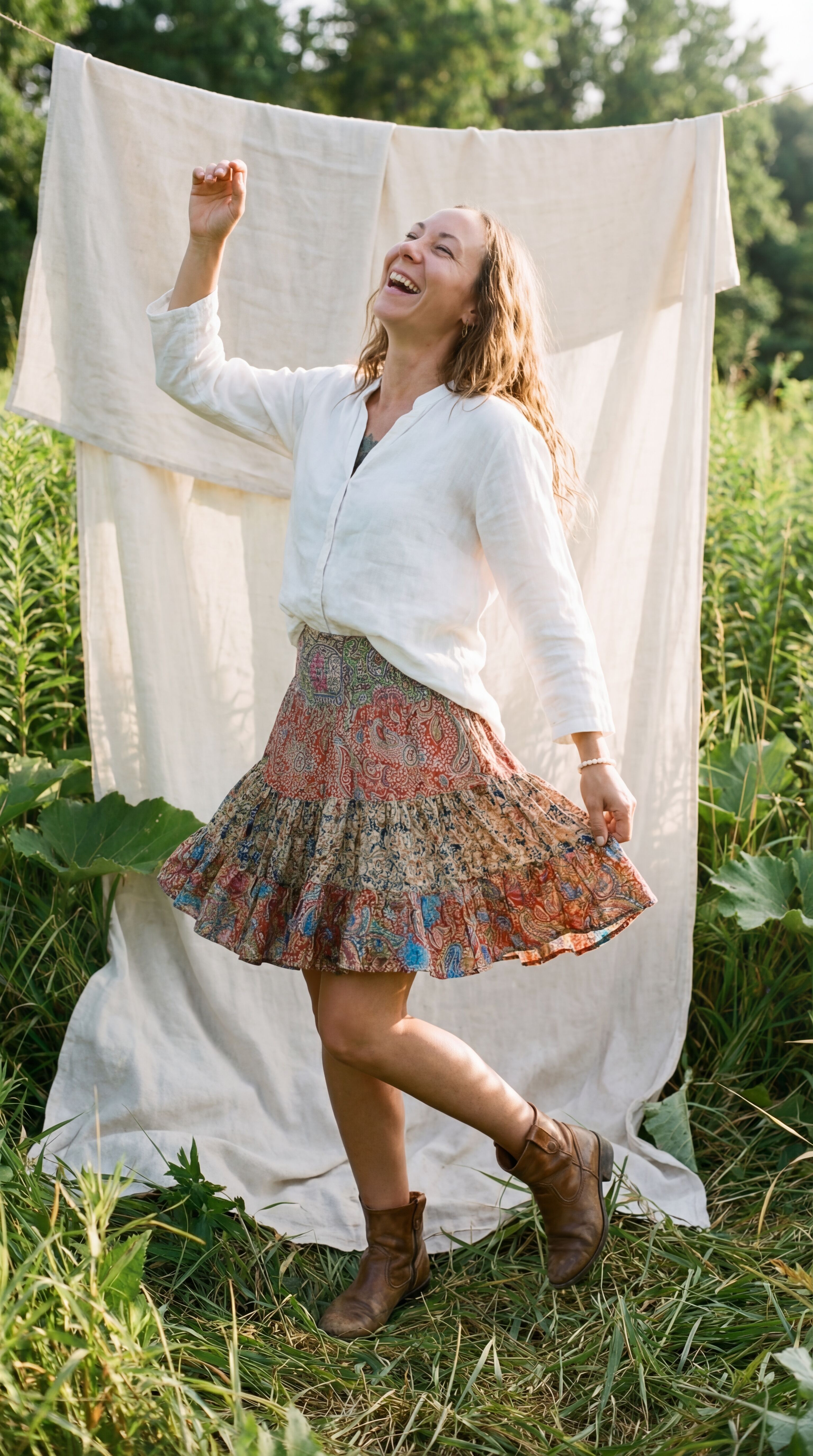 Upcycled Sari Silk Mini Skirt - Boho Tiered Short Skirt - Sustainable One-of-a-Kind Festival Skirt - One Size Fits UK 8-14 - Colorful Skirt