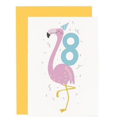 Party Animal 8th Birthday Card