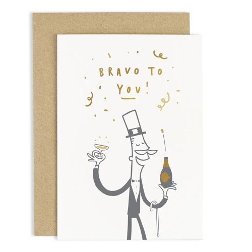 Gentleman Bravo To You Card