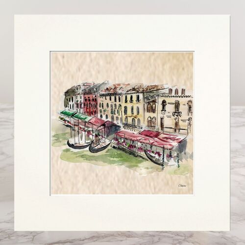 Mounted Giclee Print The Grand Canal