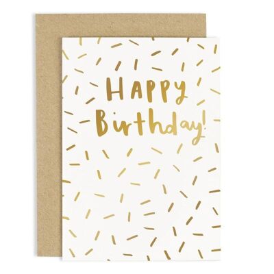 Happy Birthday Confetti Card