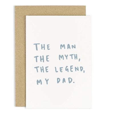 The Man The Myth Father's Day Card