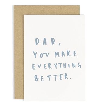 Rendez tout meilleur carte de fête des pères