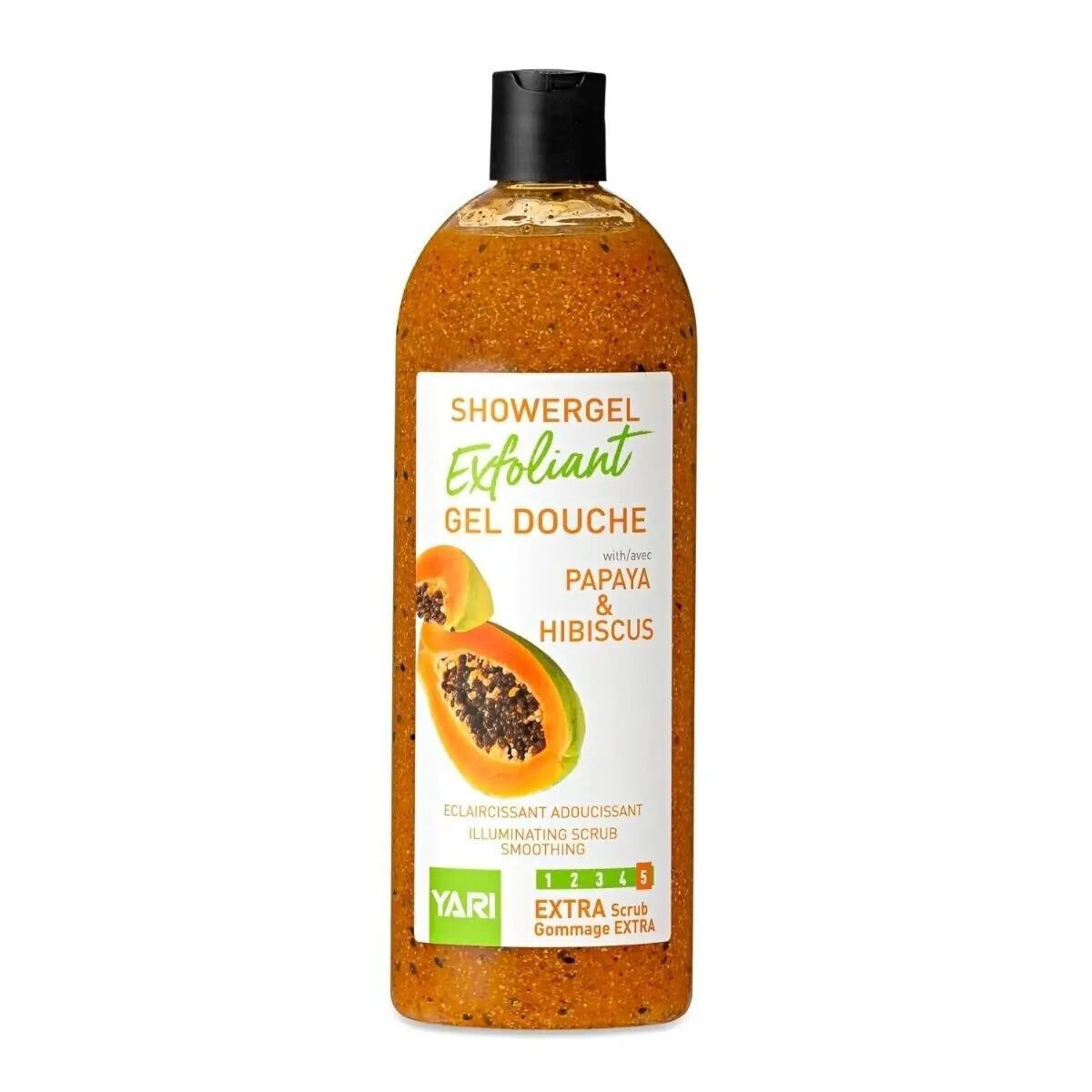Yari Exfoliating Showergel Papaya & Hibiscus 1000ml