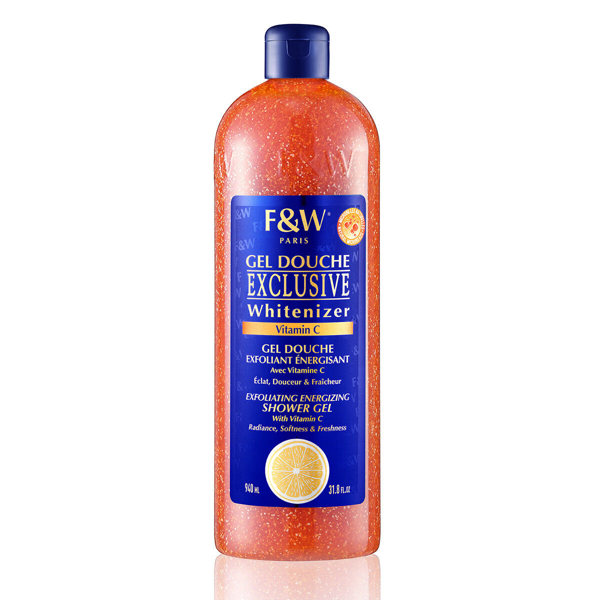 Fair&White Energizing Exfoliating Shower Gel | Exclusive Vitamin C 940ml