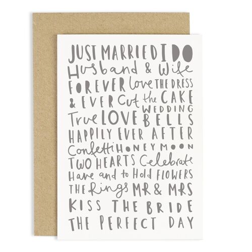 Wedding Words Card