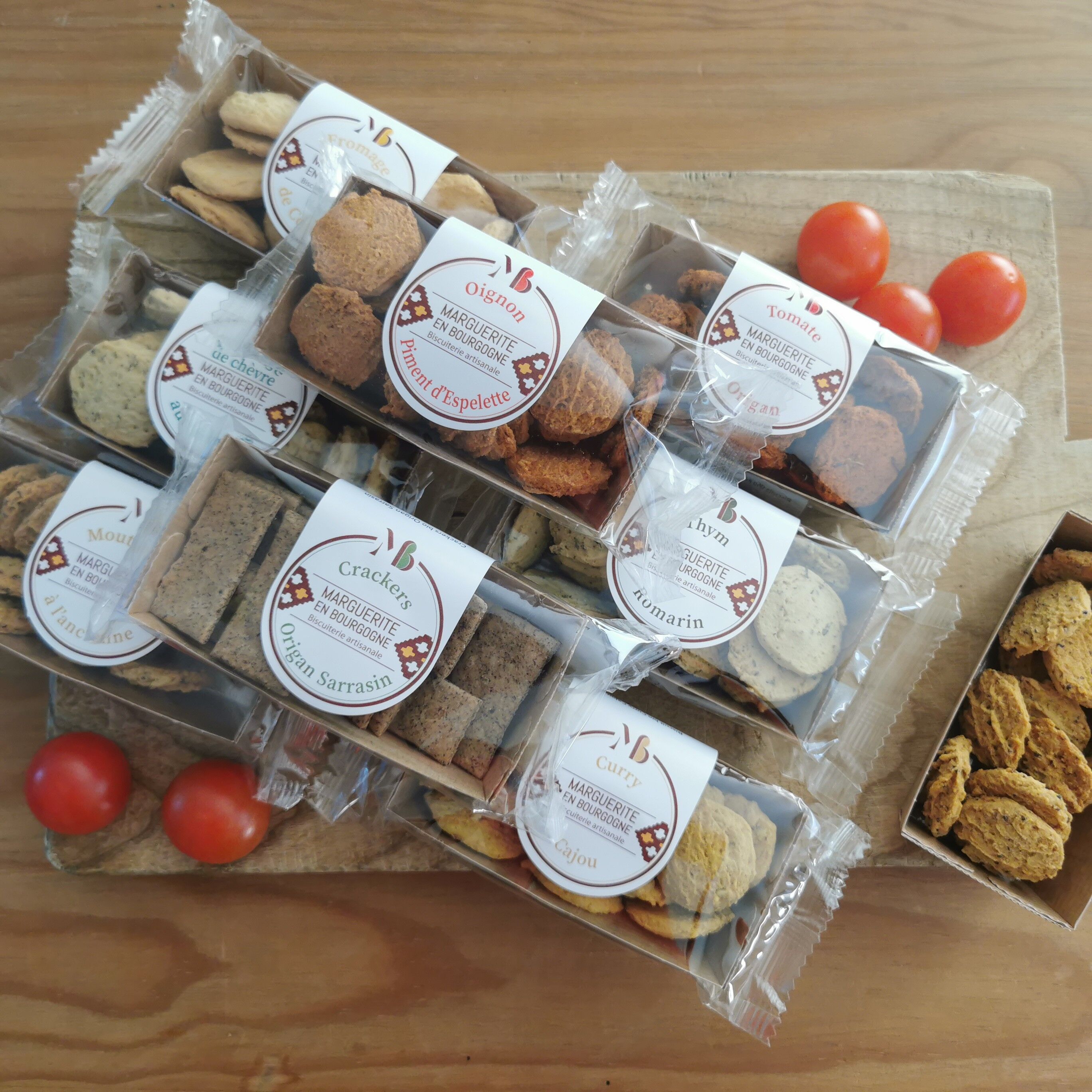 Special APERITIF PACK - LET'S PARTY!- 8 cartons of 12 trays of savory biscuits
