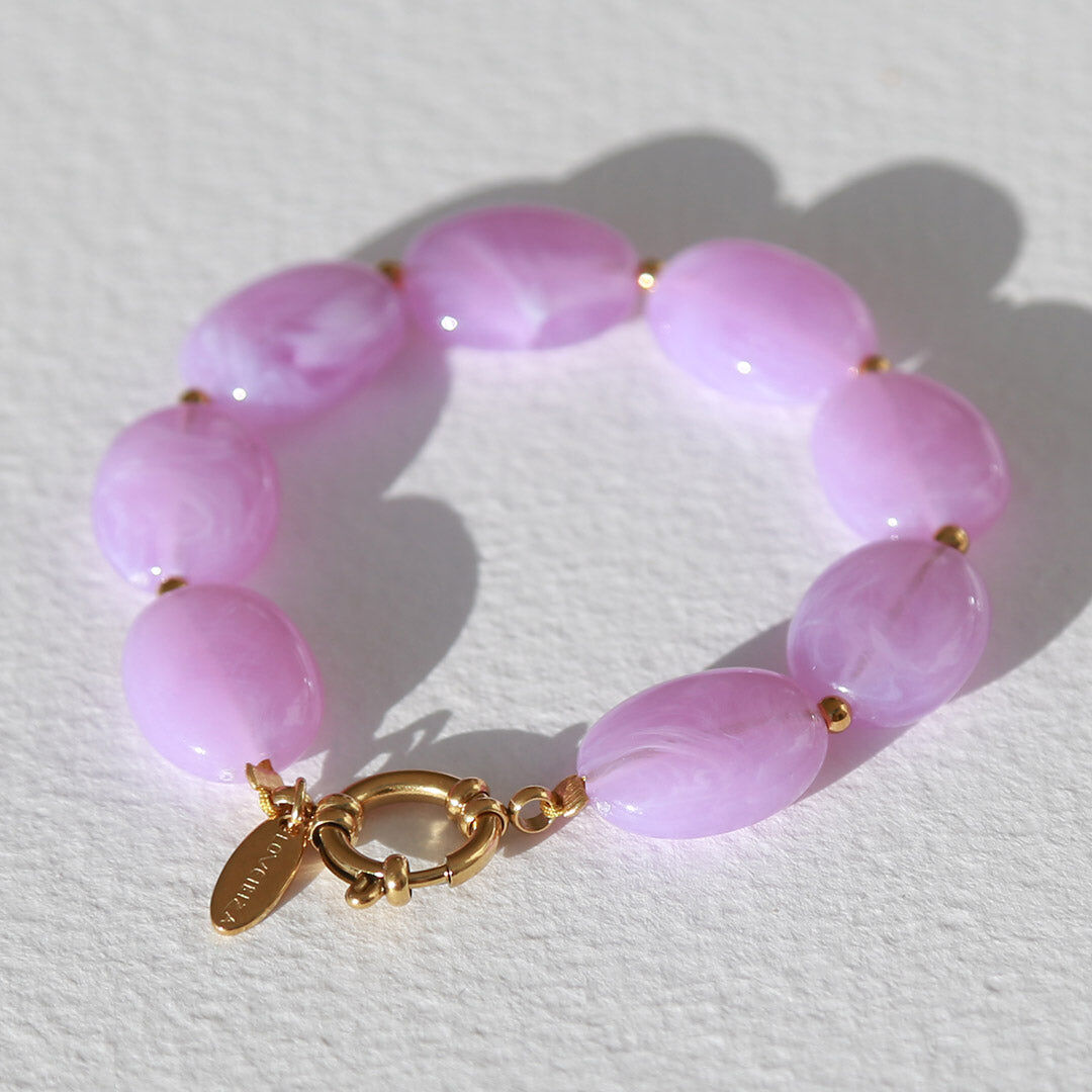 Lilac pastille bracelet