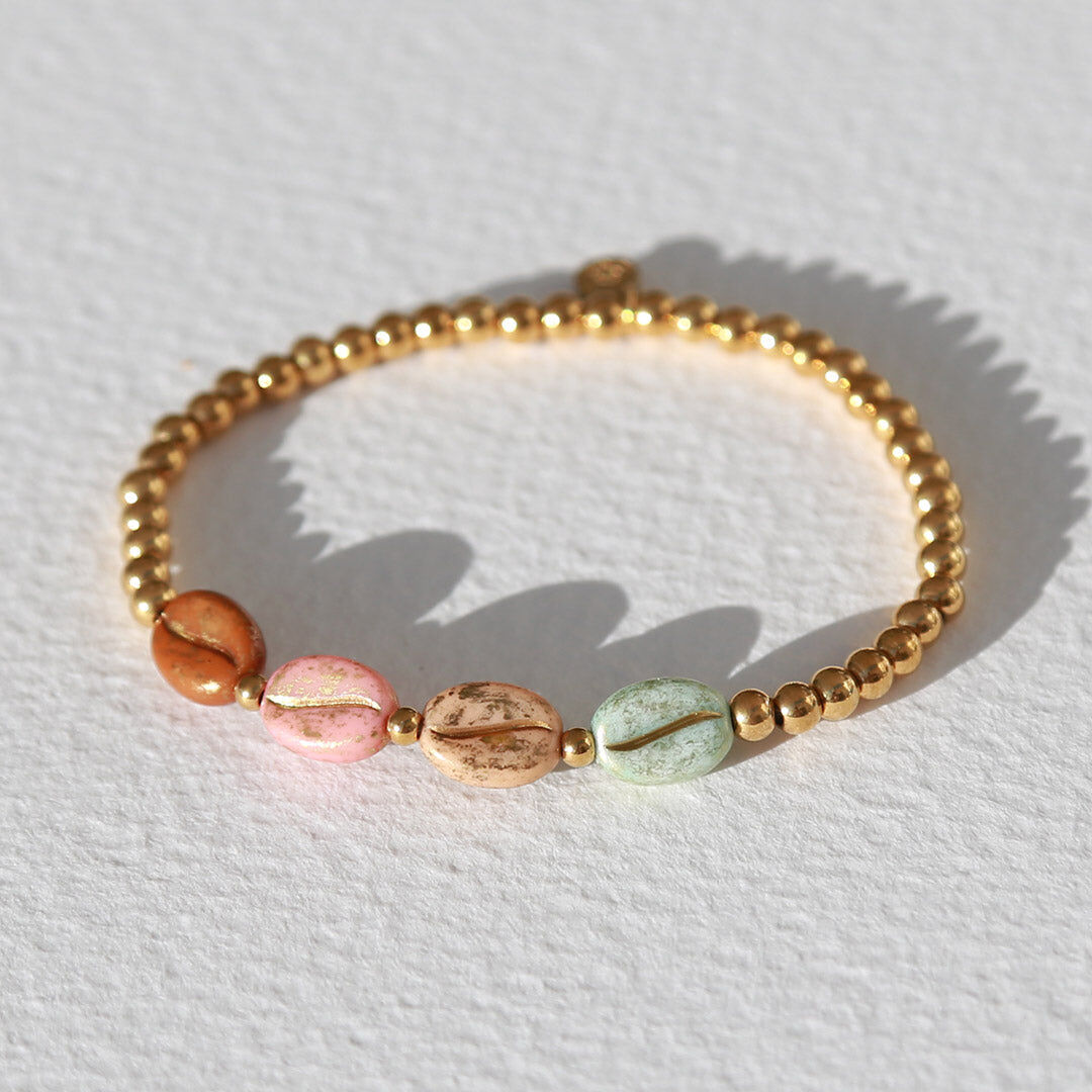 Pastel Bean Bracelet