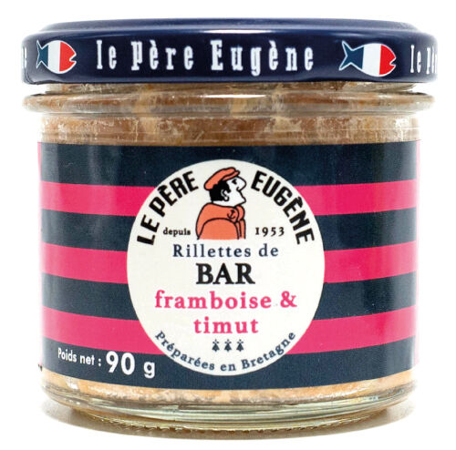 Buy wholesale Sea bass rillettes with raspberry & Timut berry - 90g Le ...