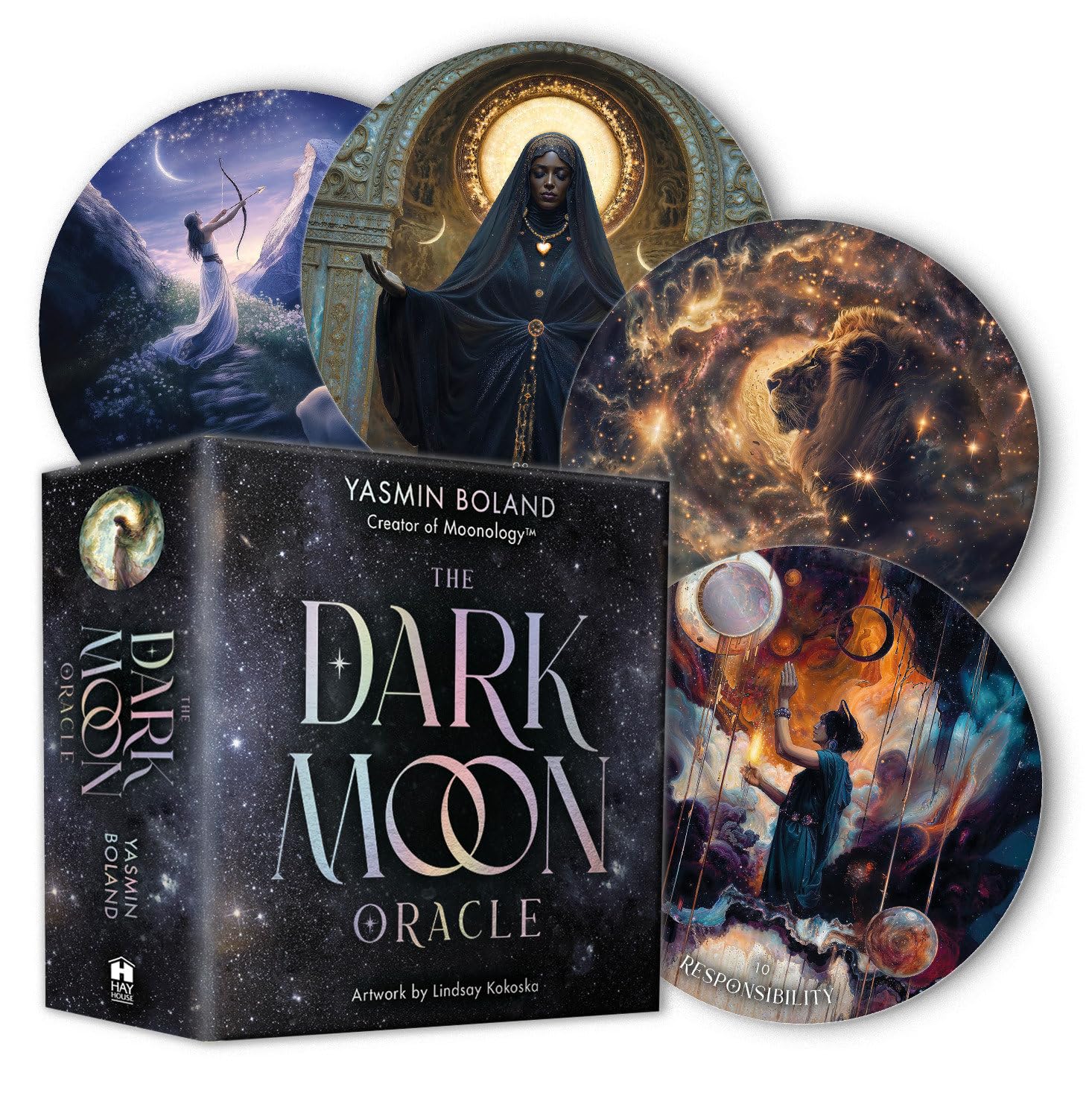 Cartas del oráculo de la Luna Oscura Hay House