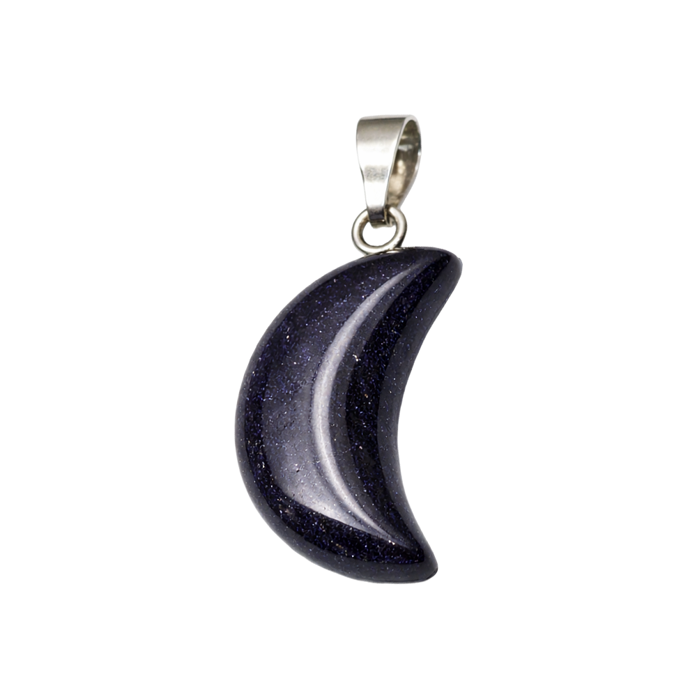Colgante de luna creciente, 2.4x1.4 cm