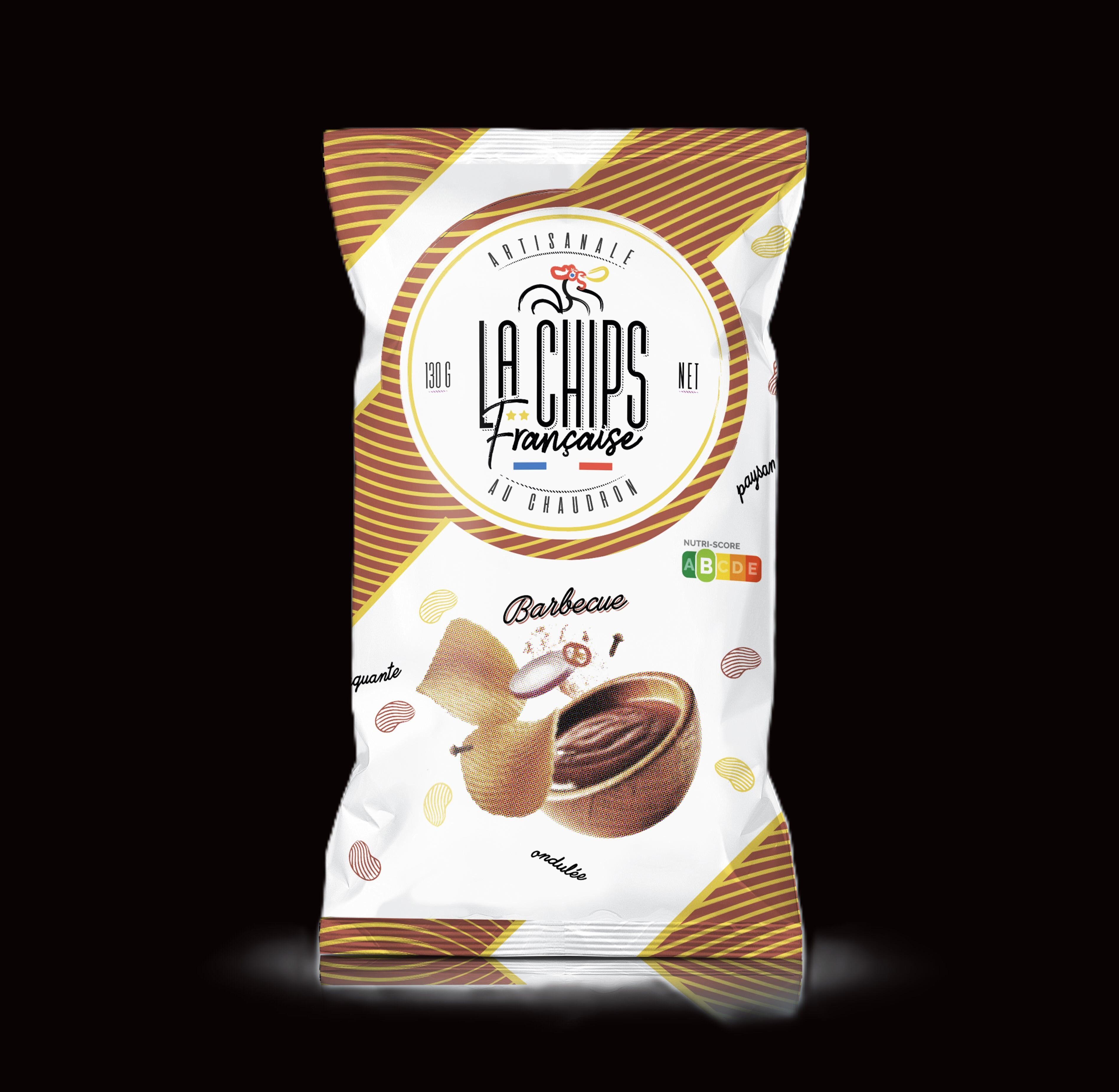 Patatas fritas onduladas con sabor a barbacoa 130 g