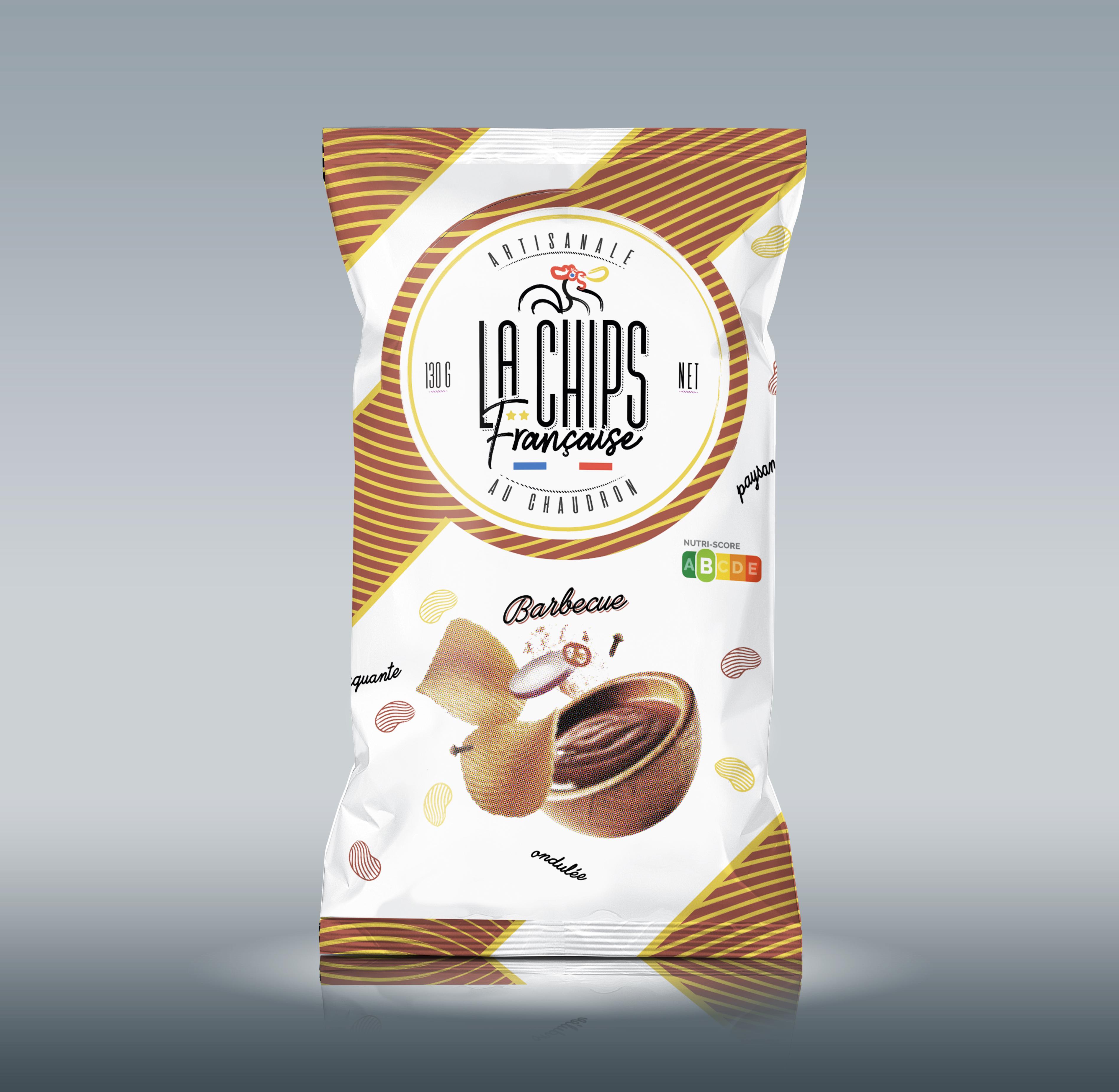 Patatine fritte ondulate al gusto barbecue 130 g