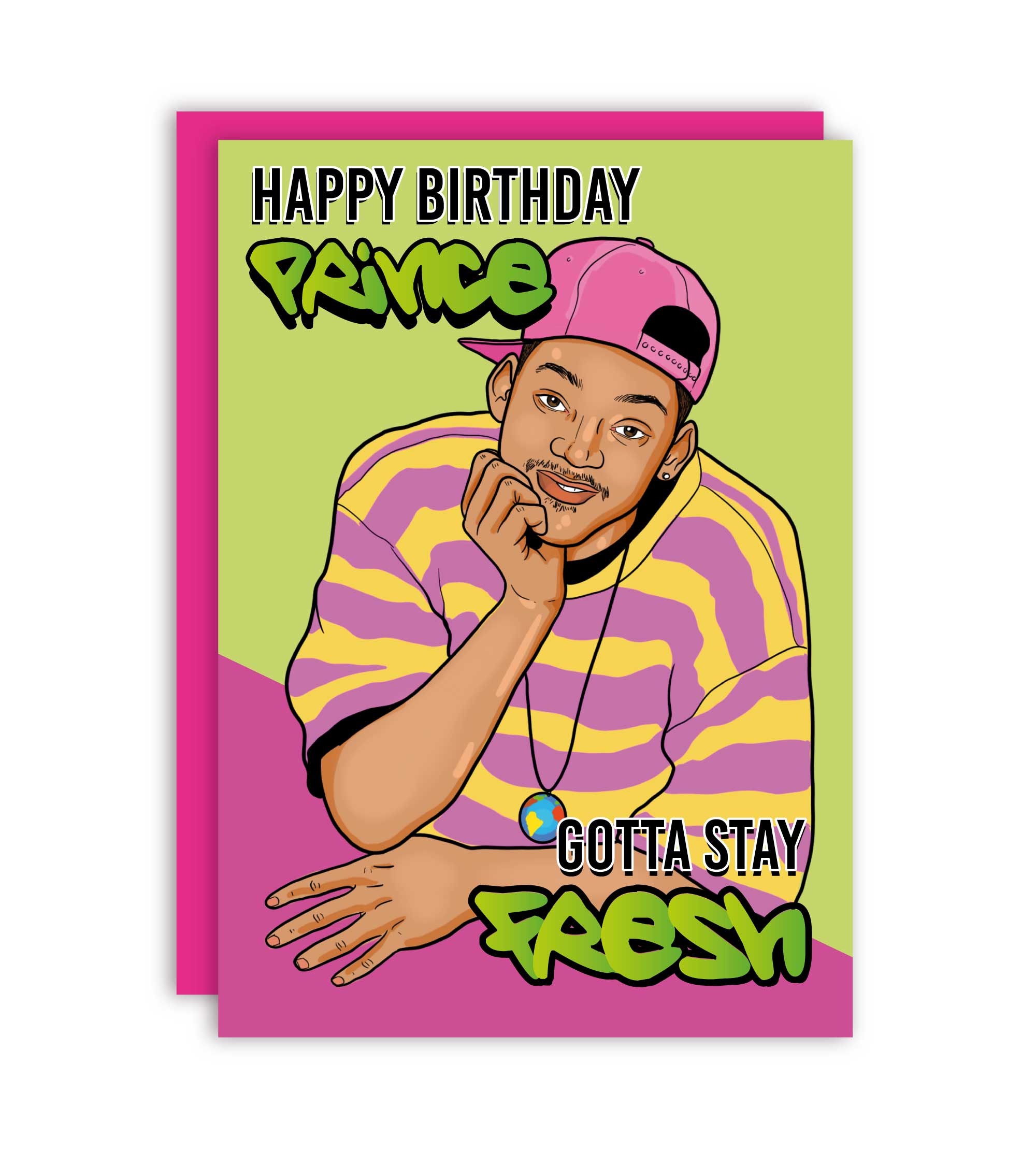 gotta stay fresh 90's pop culture greeting card