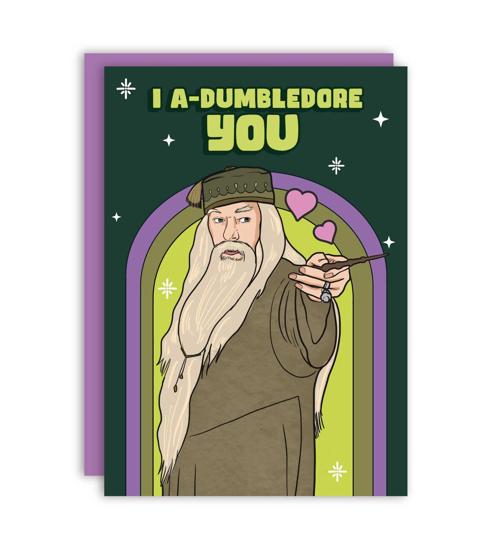 Buy wholesale I a-dumbledore-you magic movie love greeting card