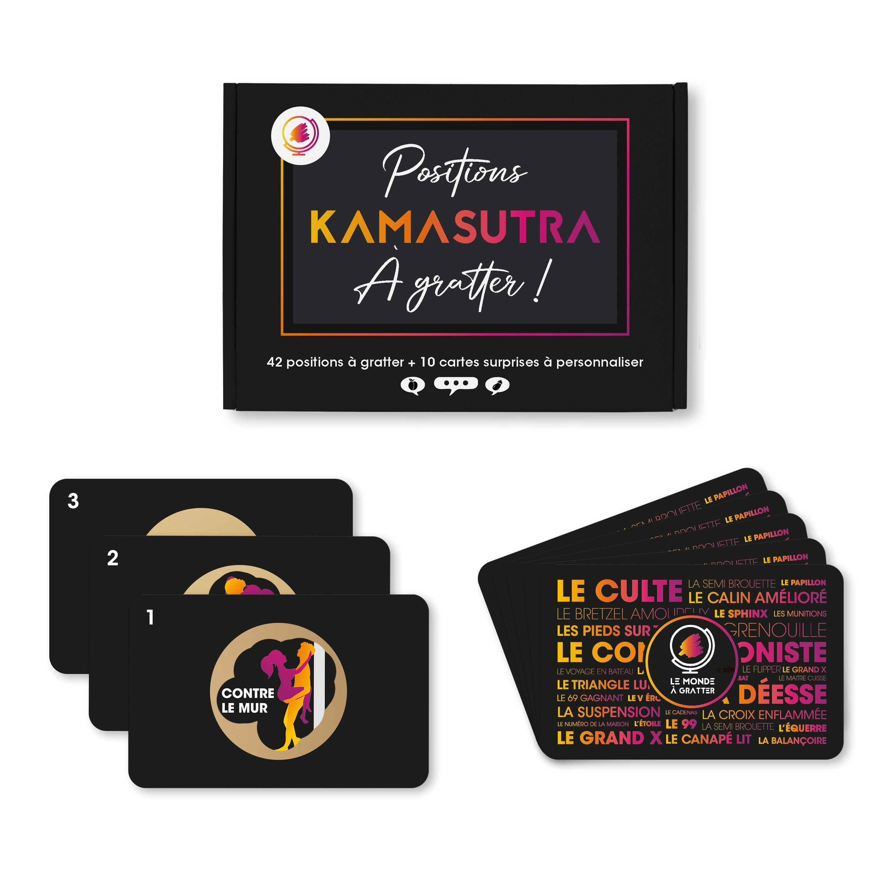 Scratch-off Kamasutra box